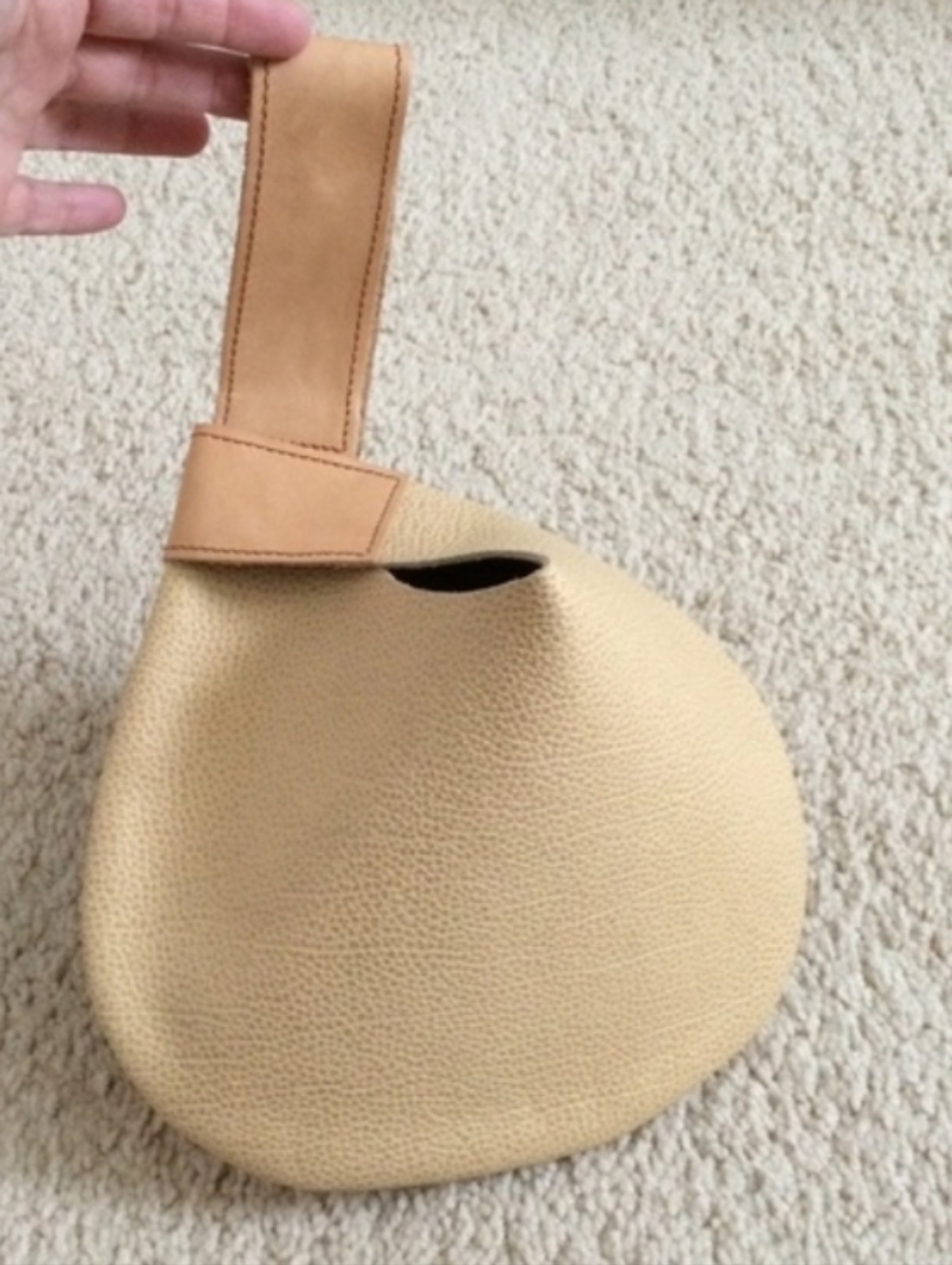 Italian Leather Wristlet Clutch From Rome